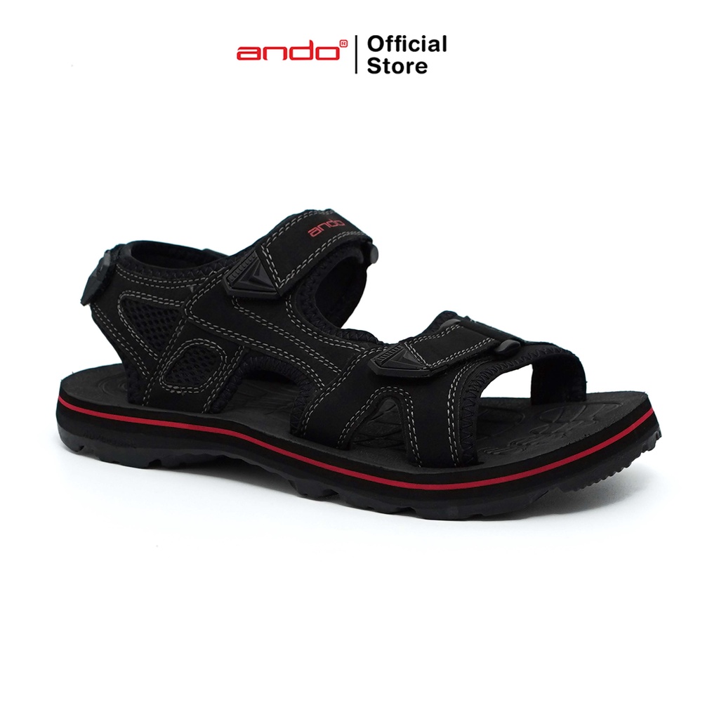 Ando Official Sandal Gunung Arrowtech Pria Dewasa - Hitam/Merah