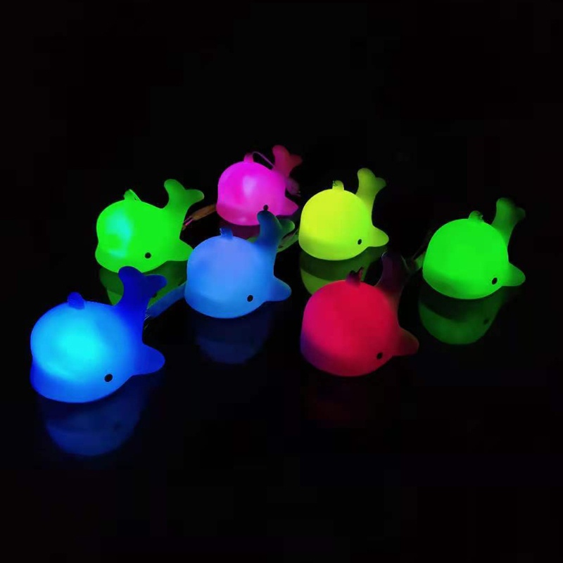 Mary Cute Dolphin/Whale/Shark/Star Light Novelty PVC Lampu Kamar Tidur Untuk Hadiah Anak