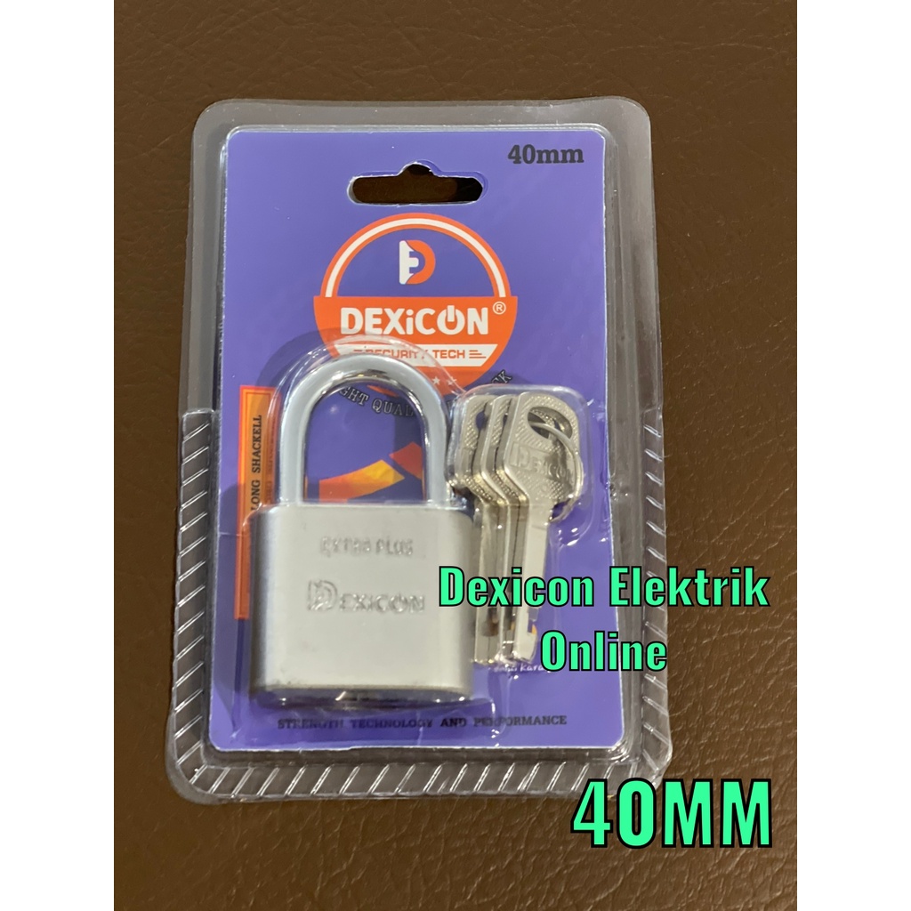 Gembok Merk Dexicon / SHORT /Gembok Anti maling / Padlock /Gembok Stainless anti karat/gembok anti cut/Jual gembok murah/grosir gembok