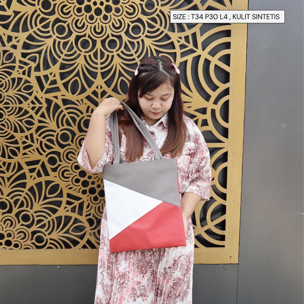 COD TOTEBAG WARNA COKLAT / TOTEBAG BROWN / TOTE BAG TULISAN / Tas Kanvas Murah Produk Lokal Semarang