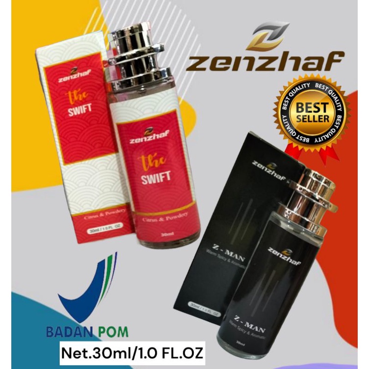 PARFUM THAILAND BPOM ZENZHAF 30ML TERLARIS