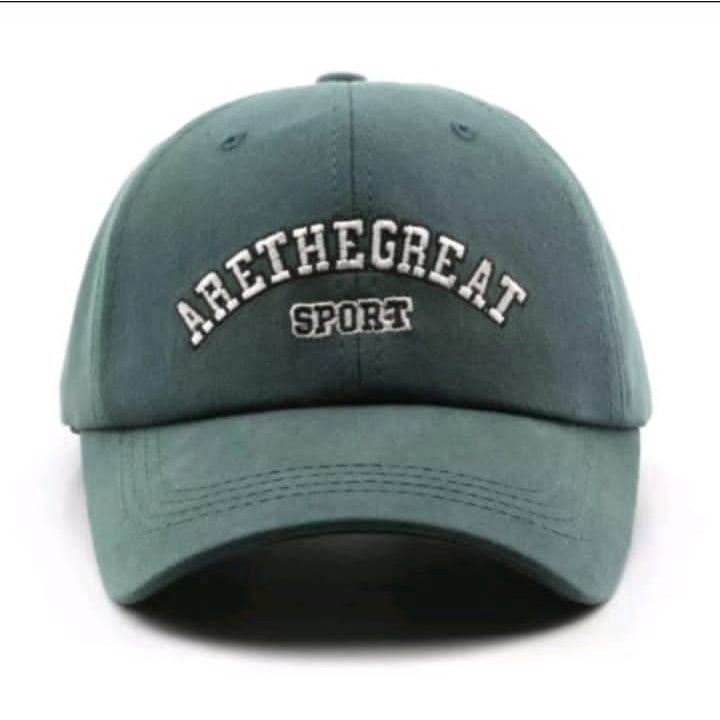 Topi Baseball Hat Logo Bordir Are The Great  Topi Sport Outdor Unisex Dewasa