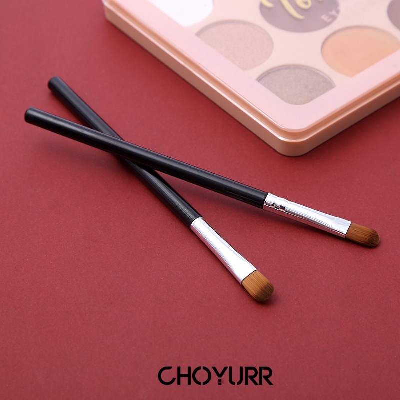 【COD】Eyeshadow Brushes Portable  Universal Eyeliner Berbaring Ulat Sutra Berbaring Kuas Rias Gagang Panjang Pegangan Baik Kuas Rias Pemula Lembut-CH