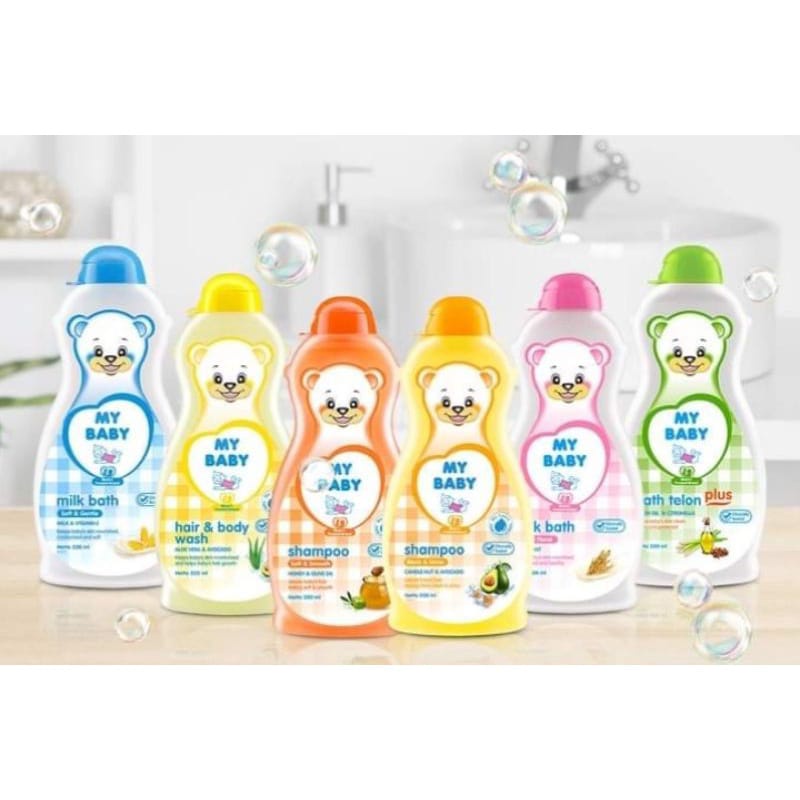 MY BABY MILK BATH REFILL 400ML &amp; 200ML Arjuna kids