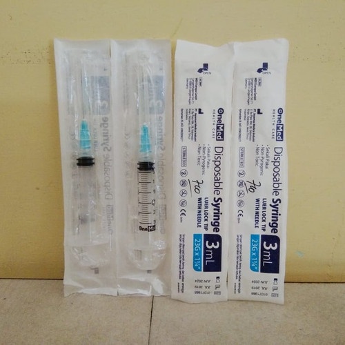 spuit 3 cc onemed / suntikan 3 ml onemed / suntikan 3 cc onemed