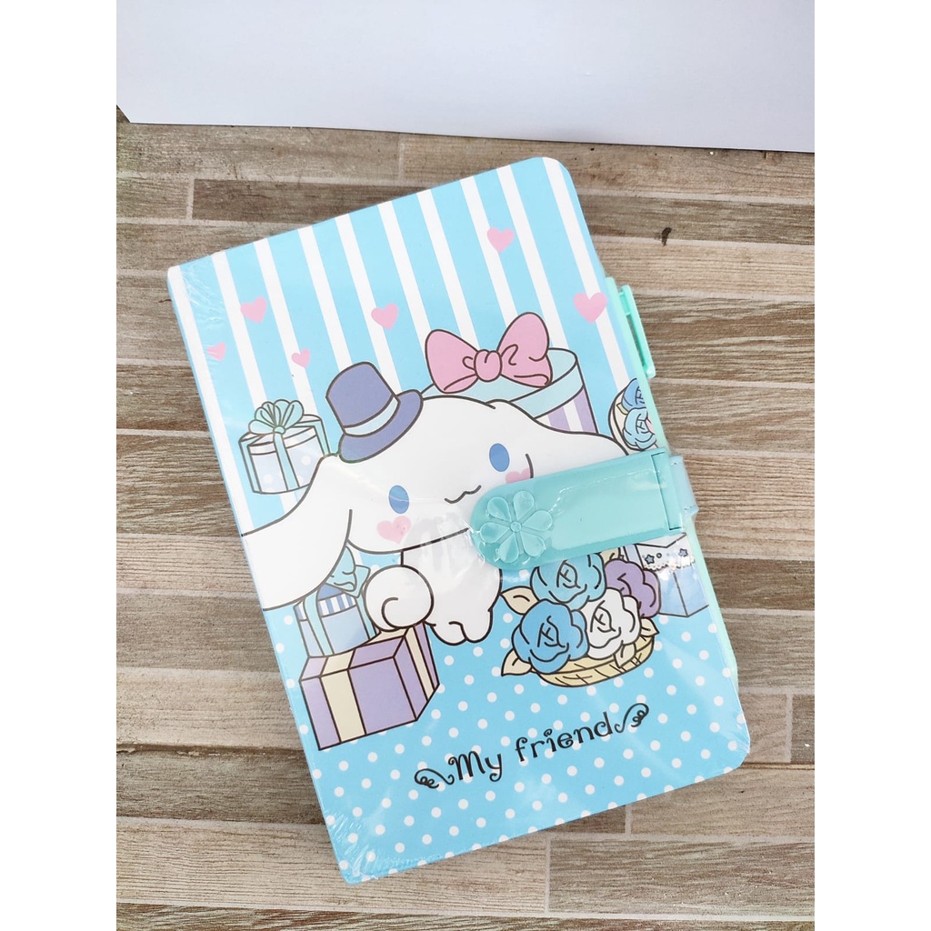 BUKU DIARY DIARI DIARYY KODE KUNCI PULPEN KUROMI DIARY CINNAMOROL NOTEBOOK BUKU DIARY SANRIO SCRAPBOOK HELLOKITTY BUKU DIARI MY MELODY DIARY LUCU BUKU DIARY ANAK @banyak