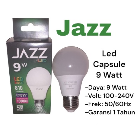 Lampu LED BULB JAZZ 9W PUTIH