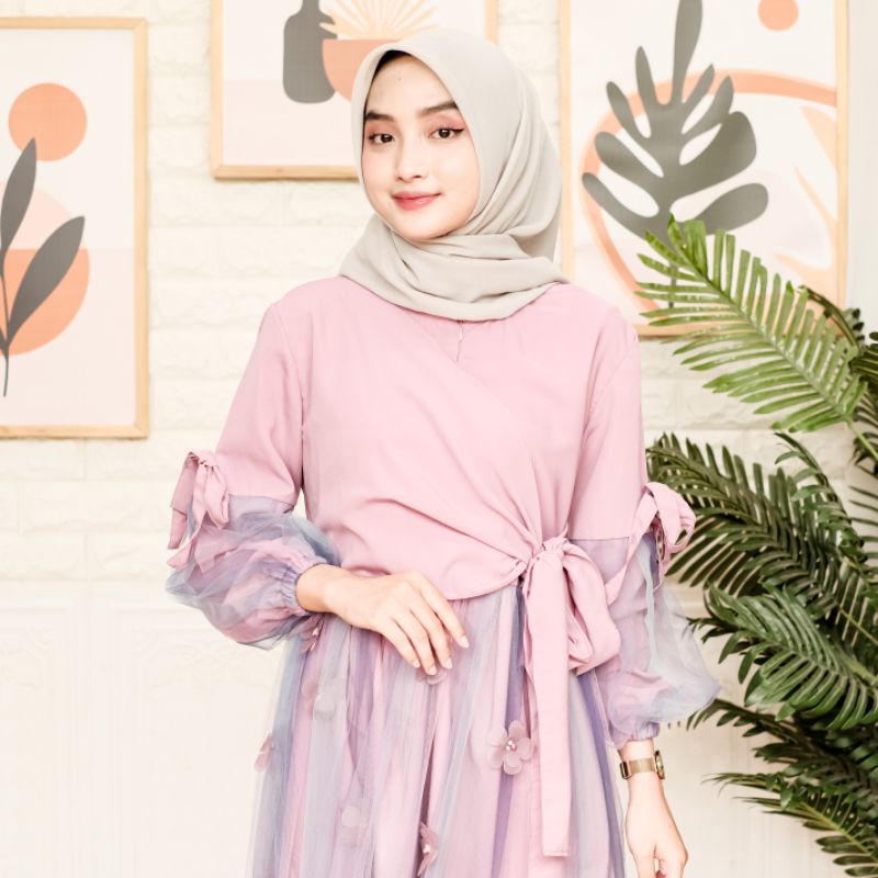 Farra Dress || Gaun pesta || Fairy dress hijab || Fairy dress korea Vintage