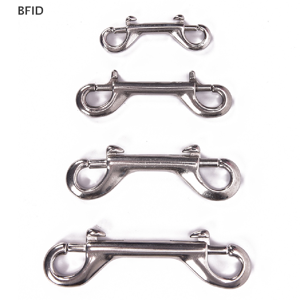 [BFID] 316jam Tangan scuba diving stainless steel double ended hook snap bolt kit quick draw [ID]