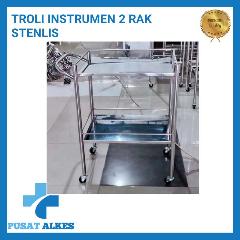 troli instrumen troli makan stenlies full