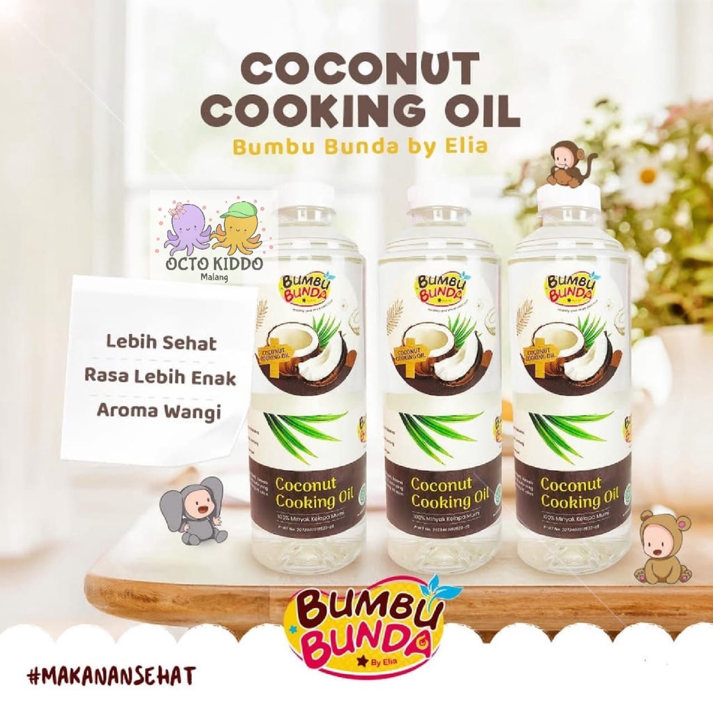 

BUMBU BUNDA COCONUT COOKING OIL 500ml MINYAK KELAPA MPASI