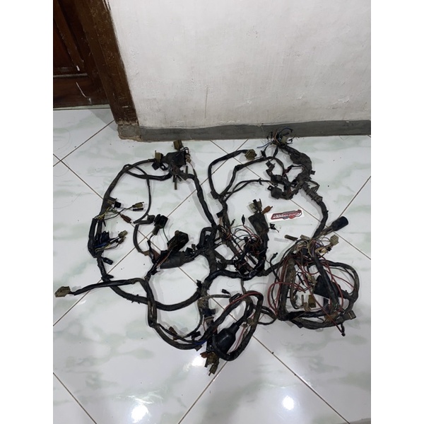 Kabel body tiger revo original copotan motor bahan rangkai ulang soket atas putus pnp cb gl100 gl ma