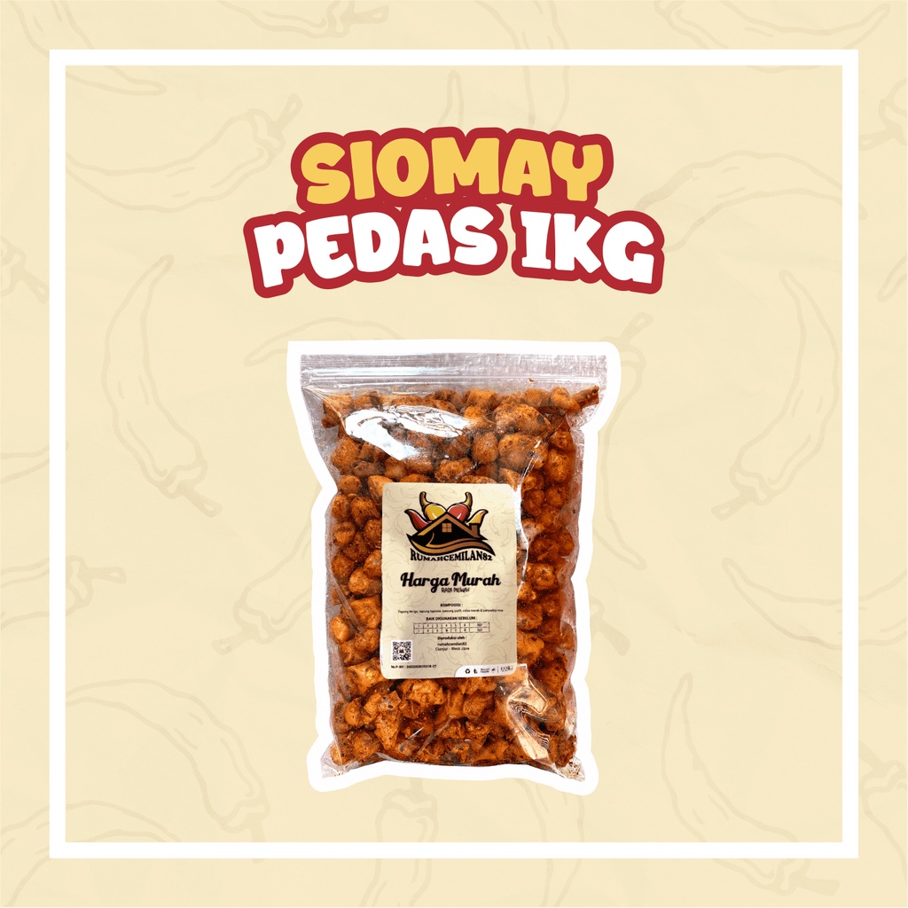 

SIOMAY kering PEDAS daun jeruk 1 KG
