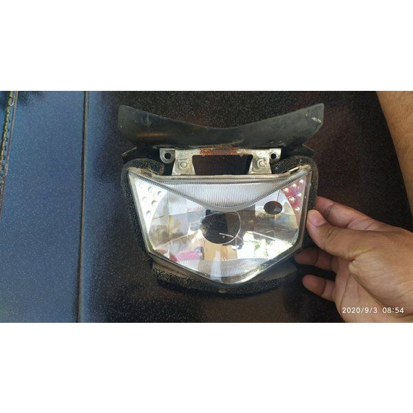 lampu depan klx 150 s ori copotan