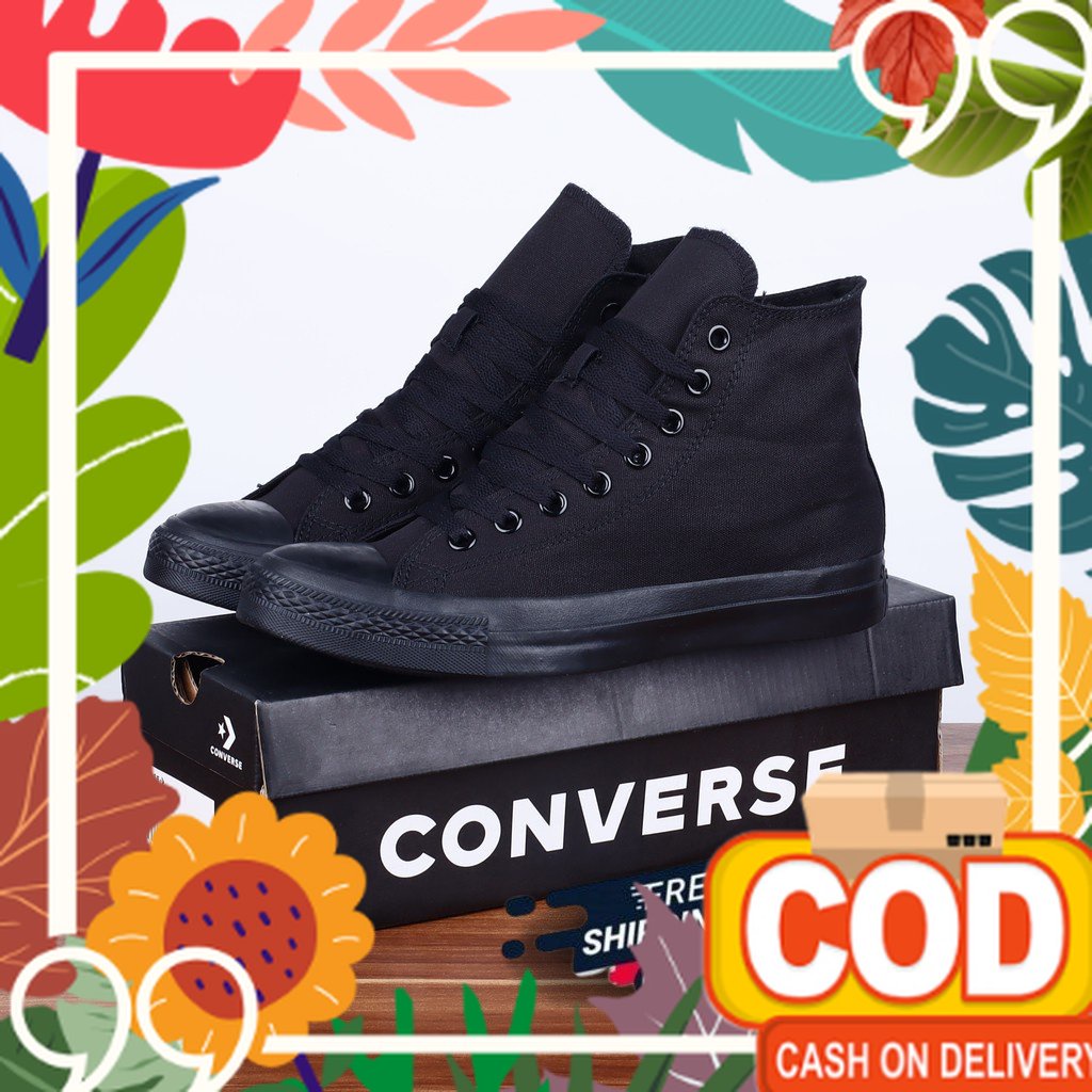 Buat Imlek Baru / [NEW] SEPATU PRIA WANITA BOOTH CONVERSE HITAM SEPATU PRIA ALL STAR FULL BLACK DAN 