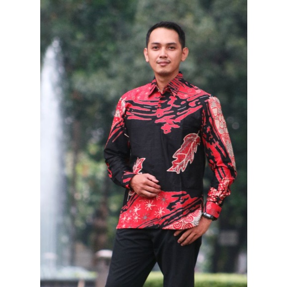 KEMEJA BATIK PANJANG FURING KEREN KATUN HALUS