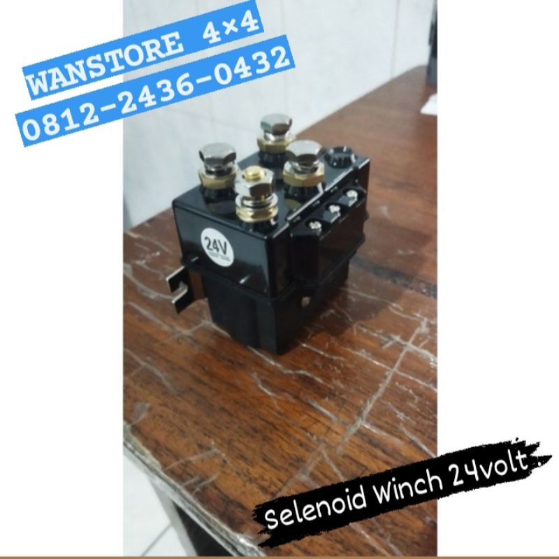 Selenoid Winch Model WARN Allbright Universal 24volt