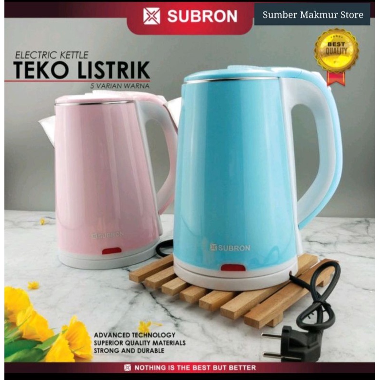 TEKO LISTRIK/ELECTRIC KETTLE SUBRON 2LITER