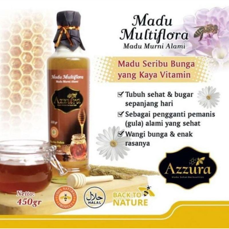 

Madu Murni Multiflora 450gr Botol Plastik