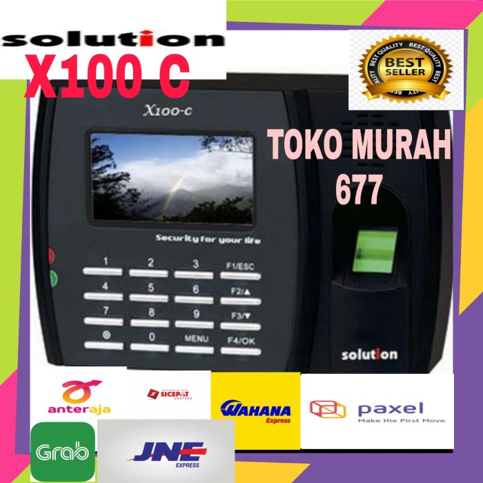 Absensi Solution X100C/Mesin Absensi/Finger Print/Mesin Absen