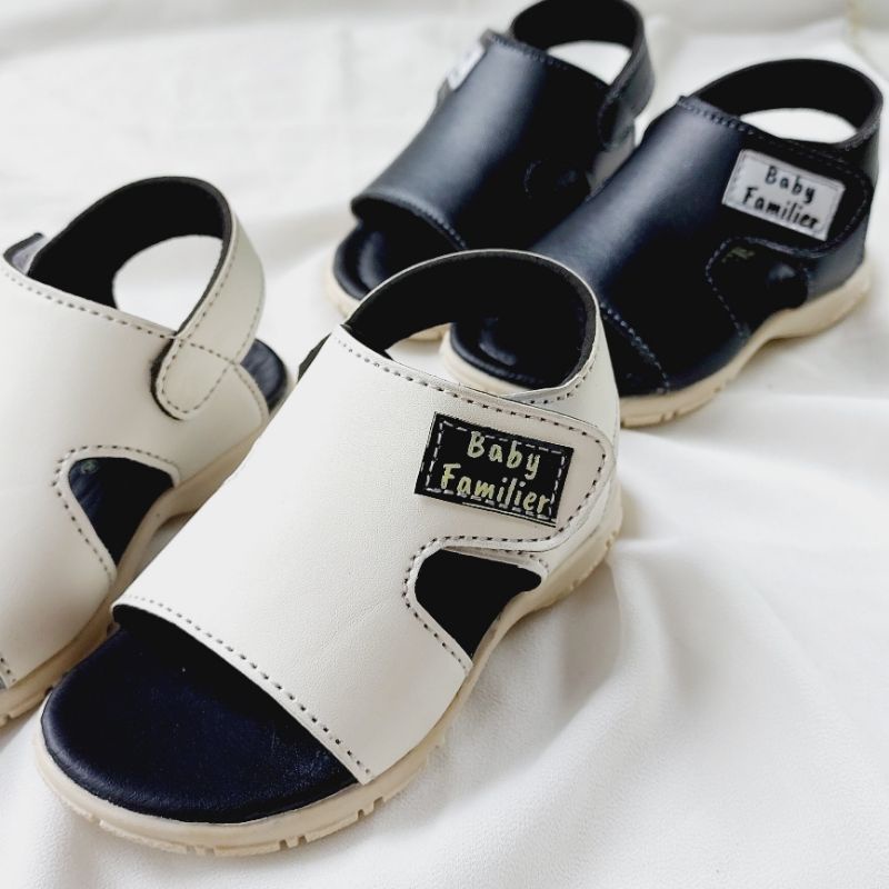 Sandal Adek Bayi 7-12 bulan 20-22 Model Kokop Sol Karet (Charlos 01)