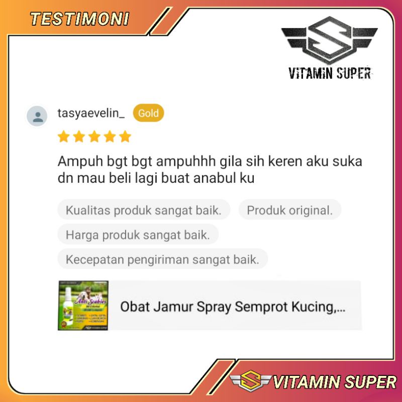 Obat Jamur Spray Semprot Kucing, Kelinci dan Anjing | Obat Scabies, Jamur, Ringworm, Demodex, Impetigo, Kudis, Koreng, Gatal gatal dan Luka