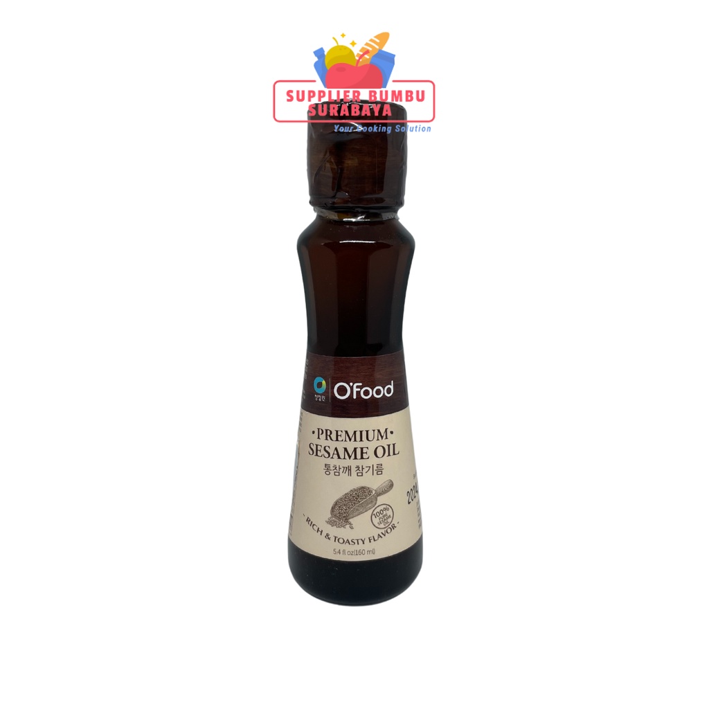 Daesang Chung Jung One OFood Premium Sesame Oil / Minyak Wijen Korea 160ml