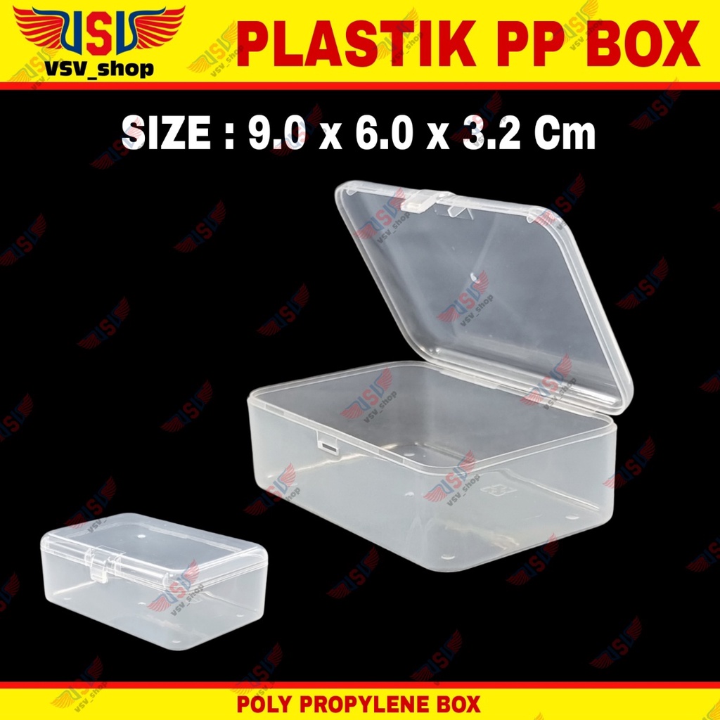 Kotak Penyimpanan Box Plastik Kecil PP Case Small Plastic Storage Box Container R674