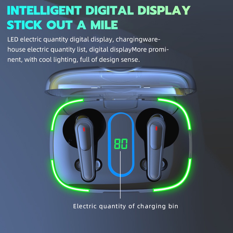 【COD】Viqoo Headset Bluetooth Pro 70 TWS Wireless Earphones Bluetooth 5.3 In Ear HIFI Mini Waterproof Sports Music Earbuds - T70