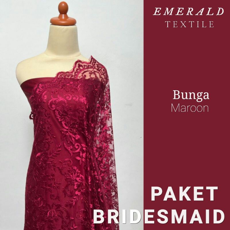 Paket Bridesmaid Spesial Package / Seragam Keluarga / Lamaran / Wisuda / Paket Bridesmaid By Emerald Textile