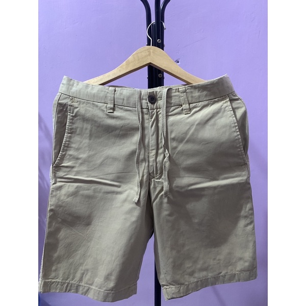 celana pendek katun second UNIQLO secondbranded celana pendek pria/wanita