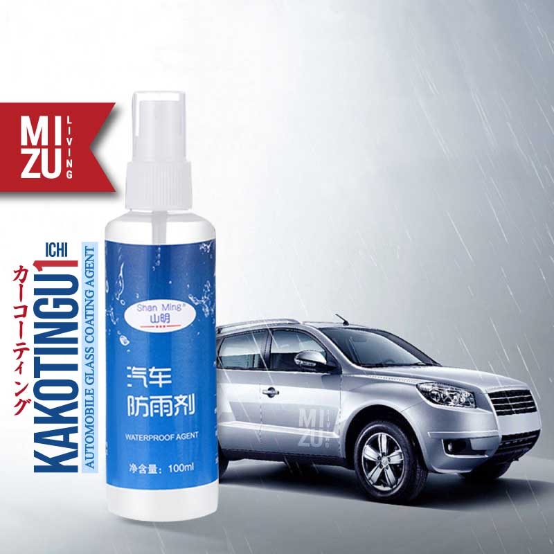 MIZU KAKOTINGU-ICHI Automobile Glass Coating Agent Spray Rainproof Kaca Mobil Cairan Anti Hujan Semprotan Anti Embun