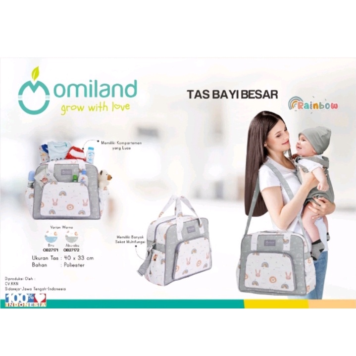 Omiland Diaper Bag Tas Bayi Besar Rainbow Series OB27171/72