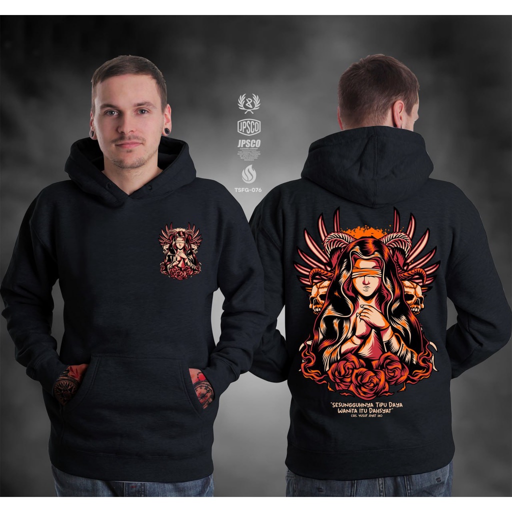 SWEATER SATANIC TIPU DAYA WANITA HOODIE PAKAIAN PRIA TERBARU