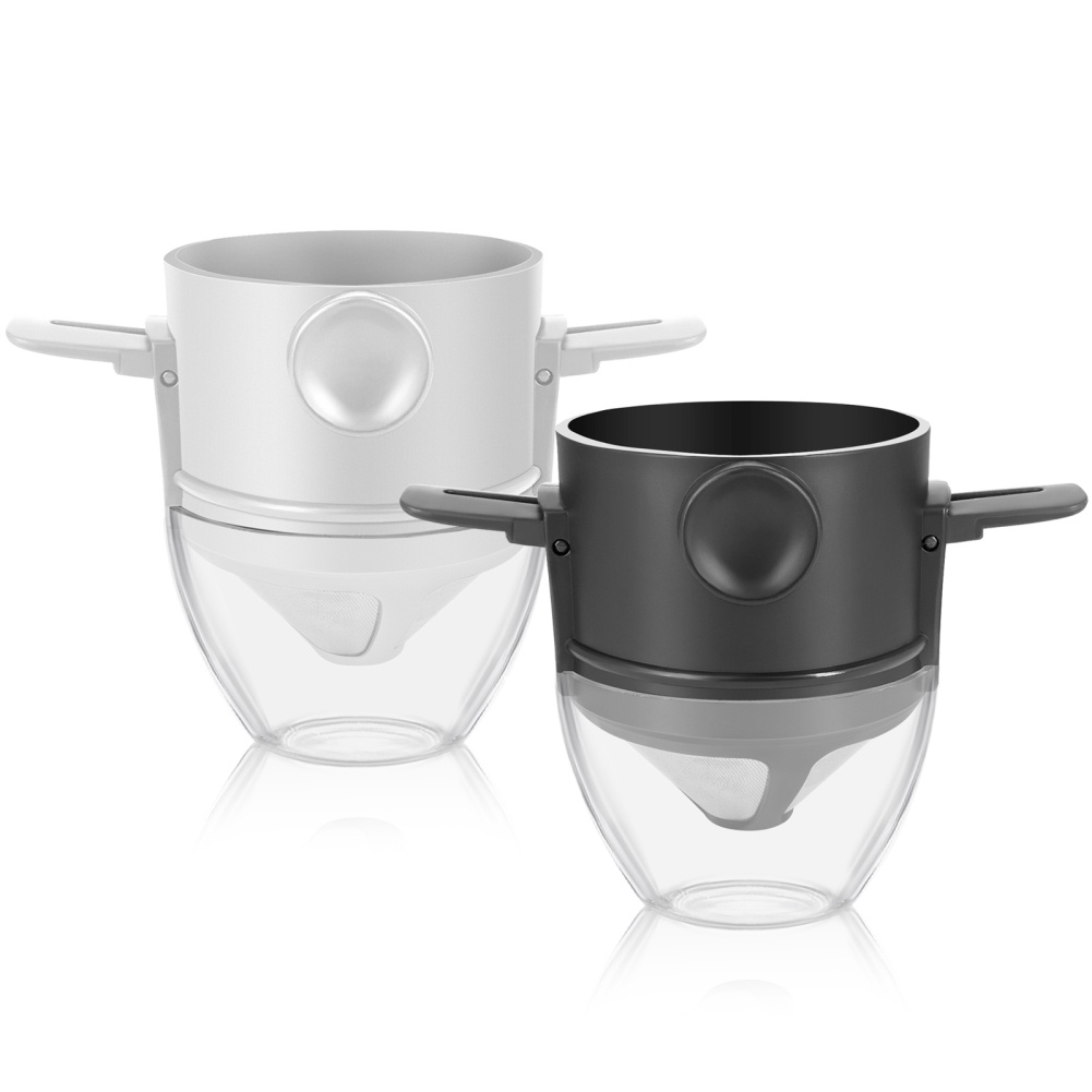 Filter Filter Kopi Portabel Baja Tahan Karat Dapat Dilipat Pemegang Teh Kopi Dripper Kopi Tuang Tanpa Kertas Dapat Digunakan Kembali Aksesori Pembuat Kopi