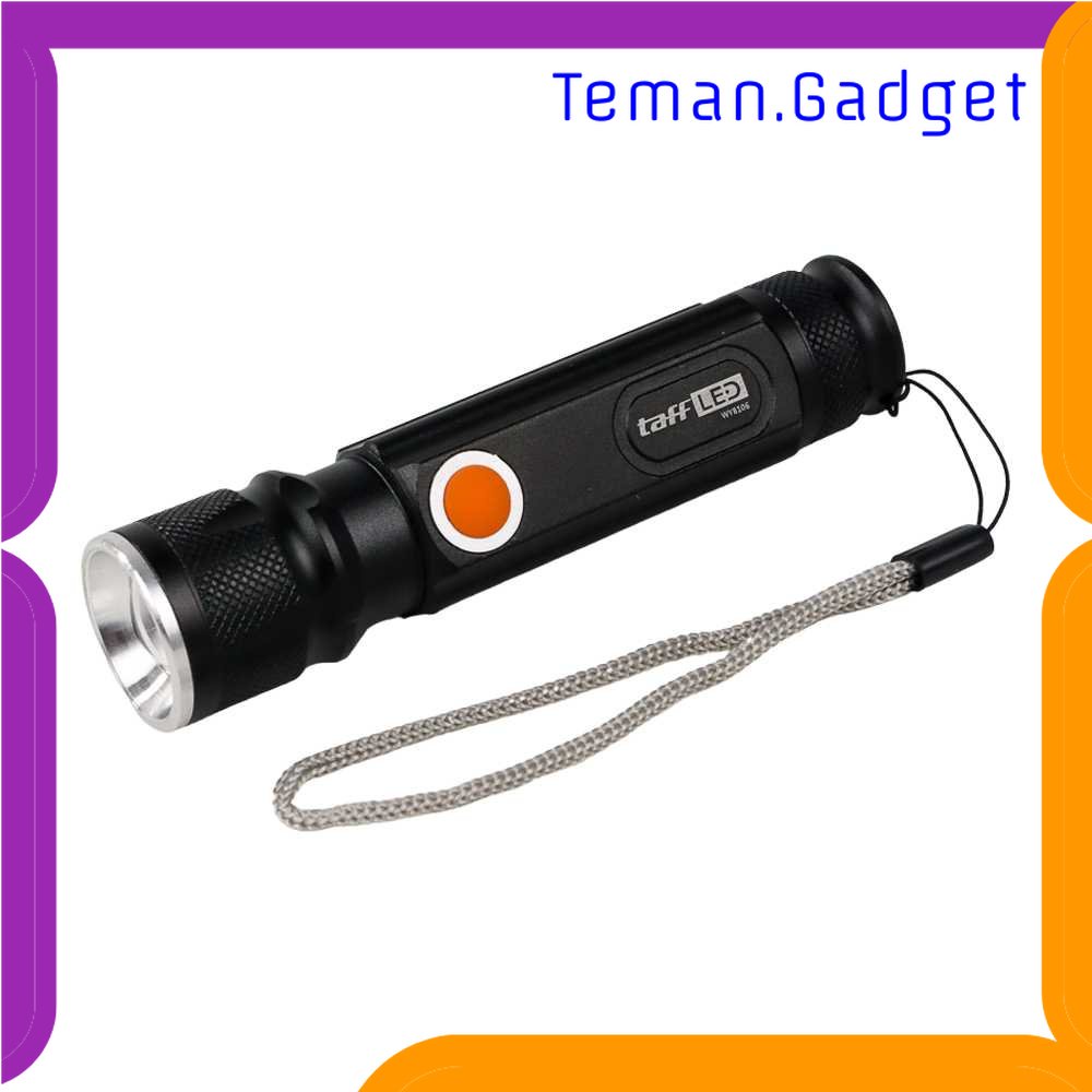 TG-SNT TaffLED Senter LED Lentera USB T6 + COB 2300 Lumens - WY8106