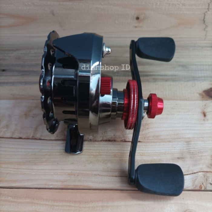 Produk Terbaru Reel Tokos Reel Tegek Pancing Fishing Full Metal Kiri - Leo