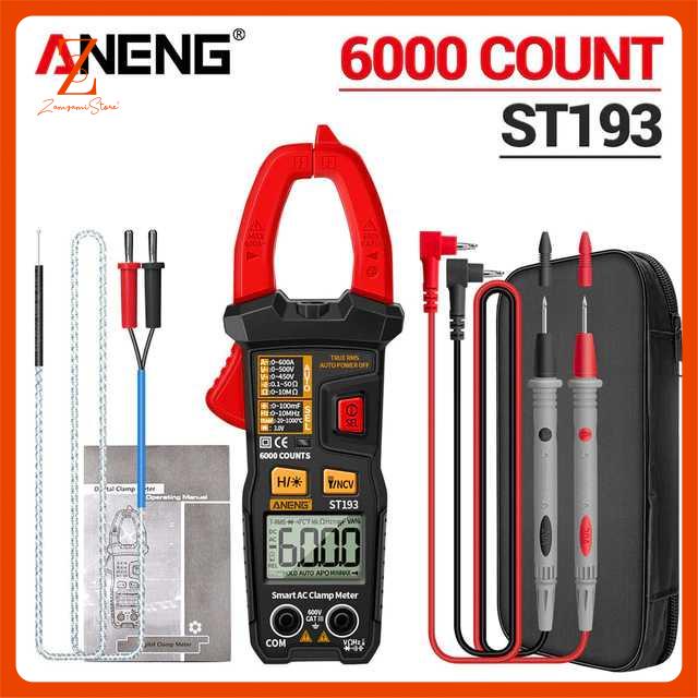 Digital Multimeter Voltage Tester Clamp ANENG ST193