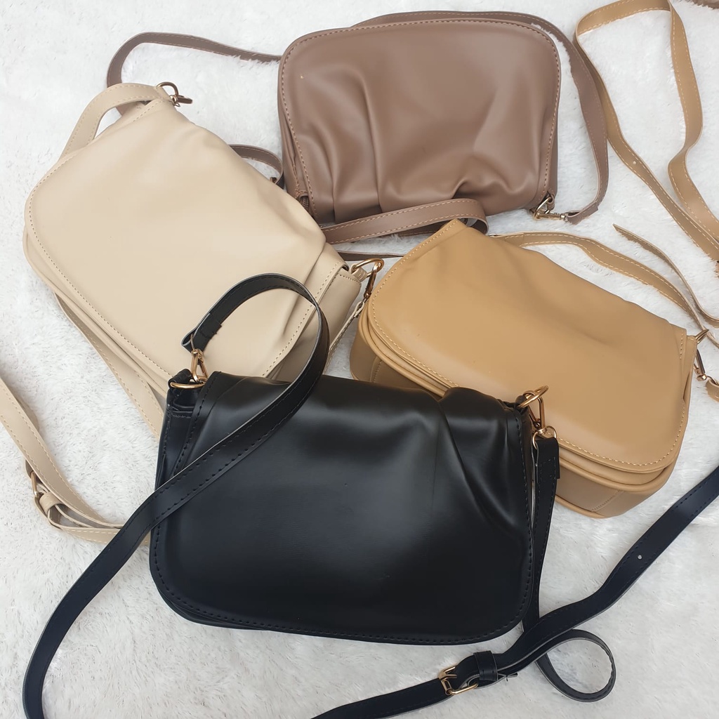 Glow Tas Wanita Selempang Bahu Terbaru Simple Elegan Slingbag Cewek Perempuan 6323