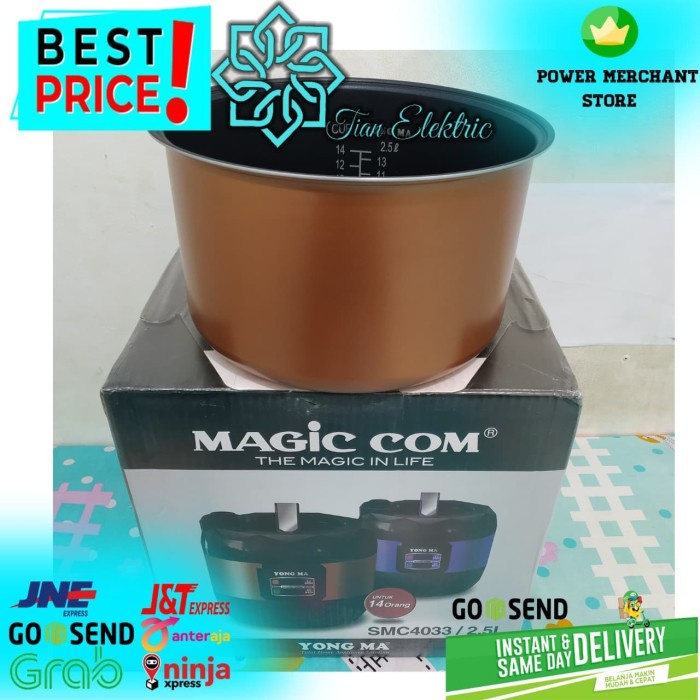 Panci MagicCom Yong Ma Original 2,5 Liter SMC-4033 ORIGINAL.
