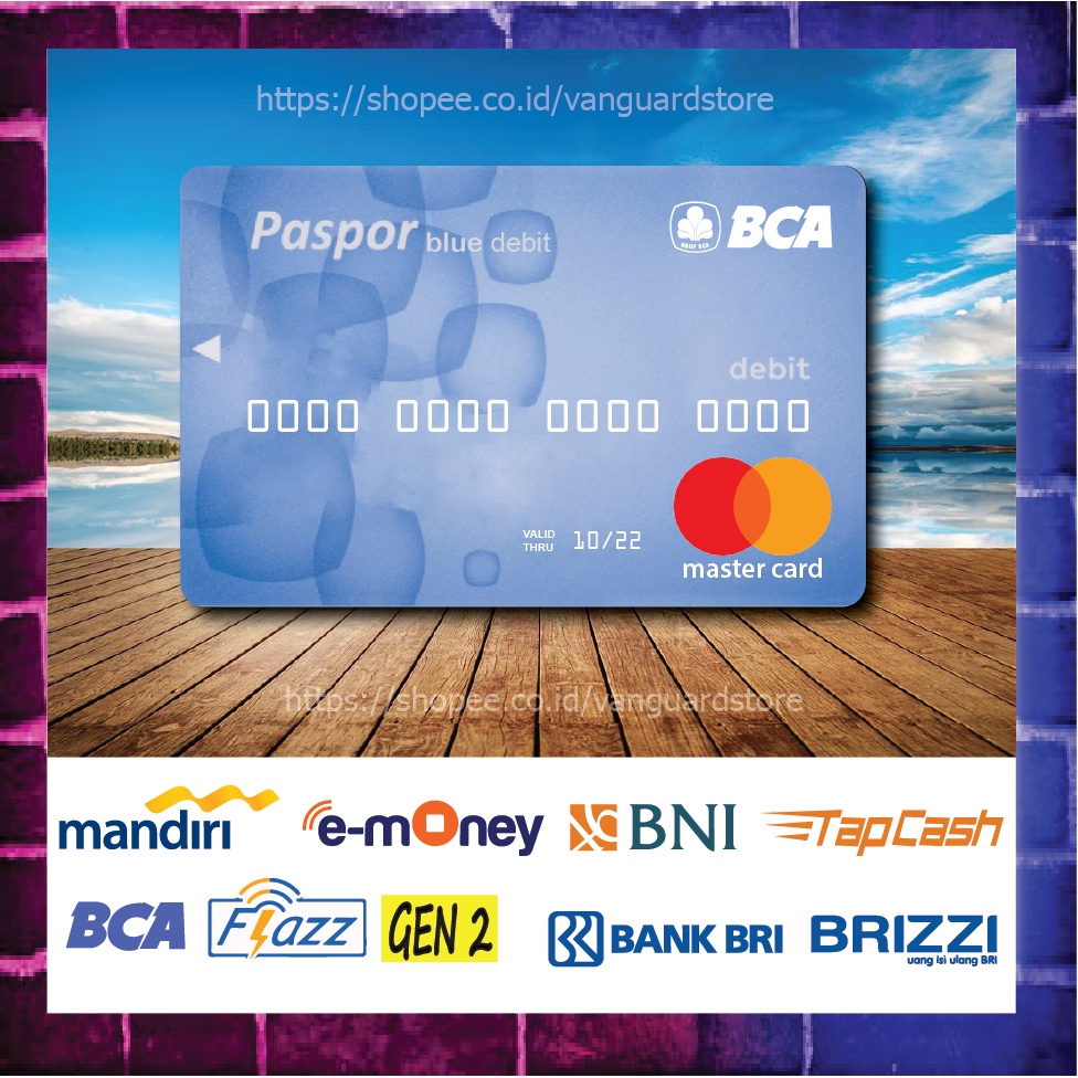 KARTU E MONEY E TOLL KARTU BCA DEBIT MASTERCARD 4 DEBIT CREDIT EMONEY MANDIRI FLAZZ BCA BNI TAPCASH BRIZZI BRI - 1 SISI