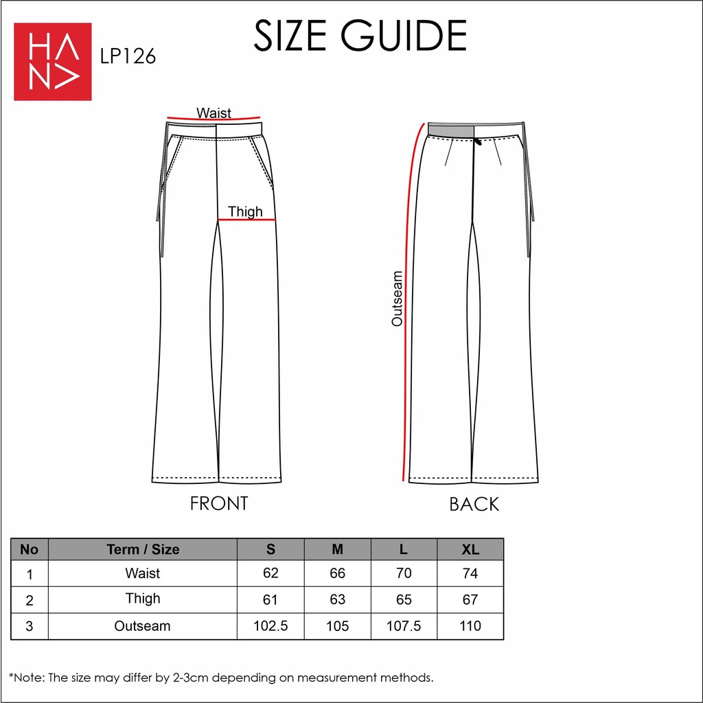 HanaFashion JKT - Biena Loose Pants with Rope Celana Panjang Wanita - LP126