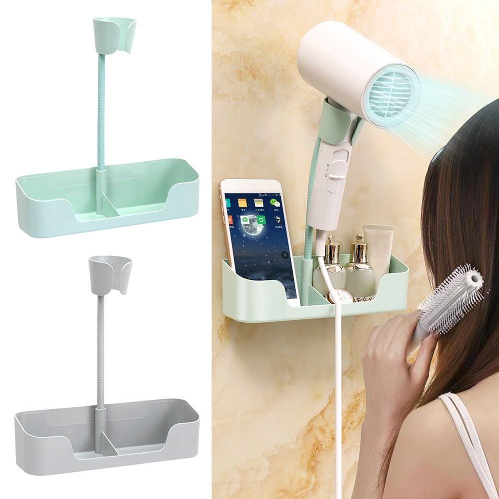 TOP Tempat Pengering Rambut Hair Blower Holder Dryer Cradle Kotak Penyimpanan Storage Bracket