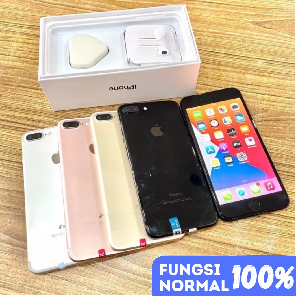 100% Asli iPhone 7 7+ Plus 256GB 128GB 32GB Second Original No Minus Ex Resmi