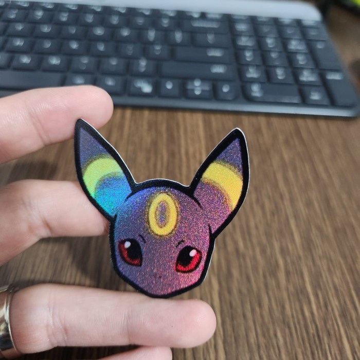 

Sticker Hologram Anime - PSH1408 - Pokemon - Umbreon
