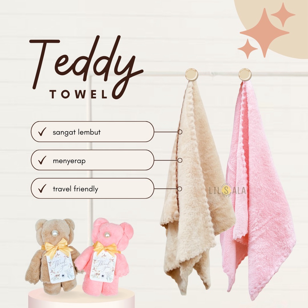 [TEDDY] Souvenir Handuk Kecil Lembut Aqiqah Tasyakuran Kehamilan 4 7 Bulanan Newborn Hampers Manyue