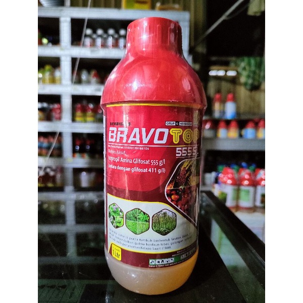 BRAVOTOP 555SL Herbisida (1liter) Racun rumput sampai akar-akarnya.