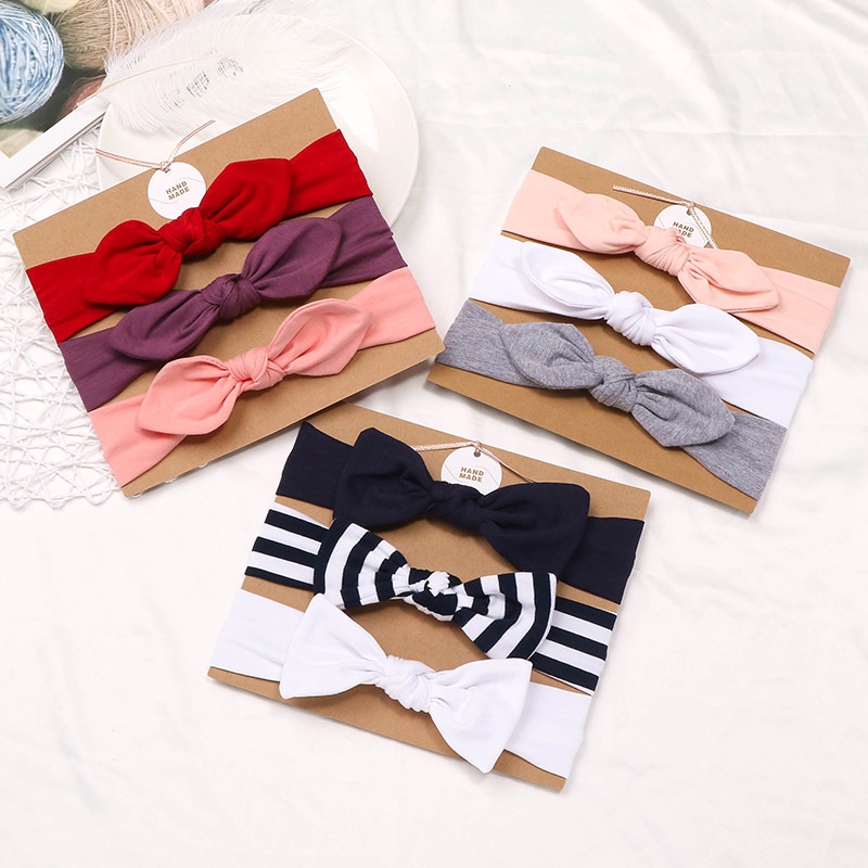 BABY PRINTED COTTON HEADBAND BANDANA KAIN BAYI POLOS DAN MOTIF SOFT LEMBUT BANDO BENDO ELASTIS ANAK BALITA  WARNA WARNI COLORFUL CERAH CUTE KATUN HAIRBAND AKSESORIS RAMBUT TODDLER GIRL RIBBON PITA BOWKNOT BOW KNOT BULAT ROUND KOREA KOREAN STYLE