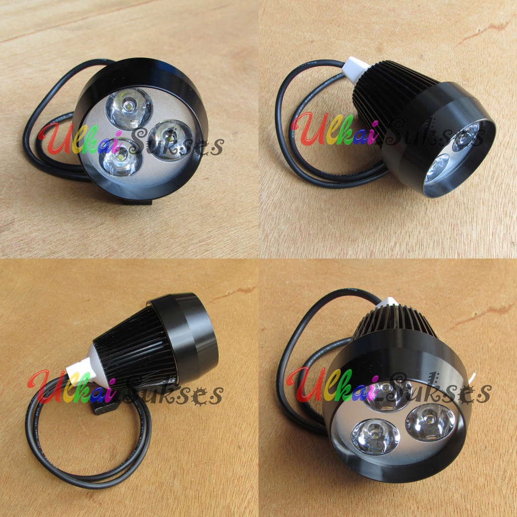 Lampu Tembak Fokus Motor Dan Mobil Aksesoris Lampu Luxeon 3LED 24V Super Fokus Universal
