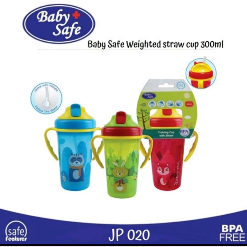 Baby Safe JP020 Training Cup With Straw 300 ml (6+m)